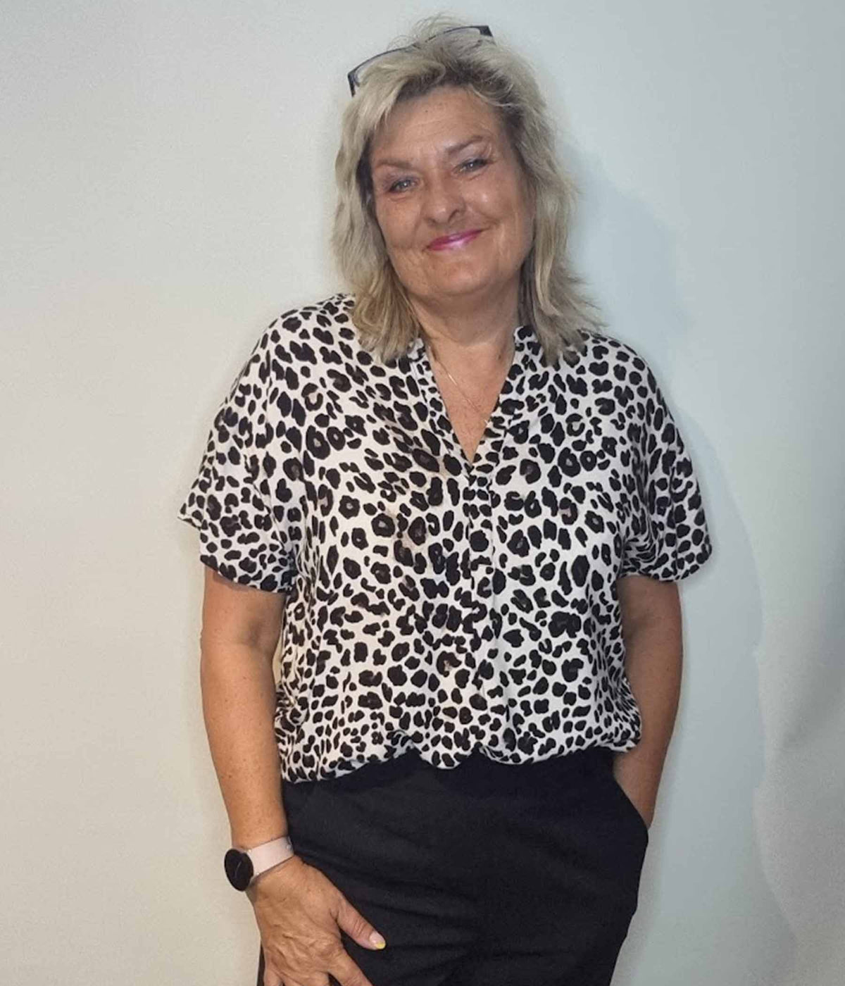 B.YOUNG JOELLA BLUSE I LEOPARD PRINT