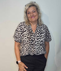 B.YOUNG JOELLA BLUSE I LEOPARD PRINT