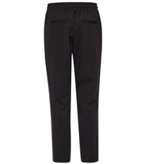 B.YOUNG RIZETTA 7/8 TROUSERS IN BLACK WITH SILVER STRIPE ON THE SIDE