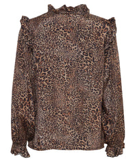 SORBET SIMA SKJORTE I LEOPARD PRINT