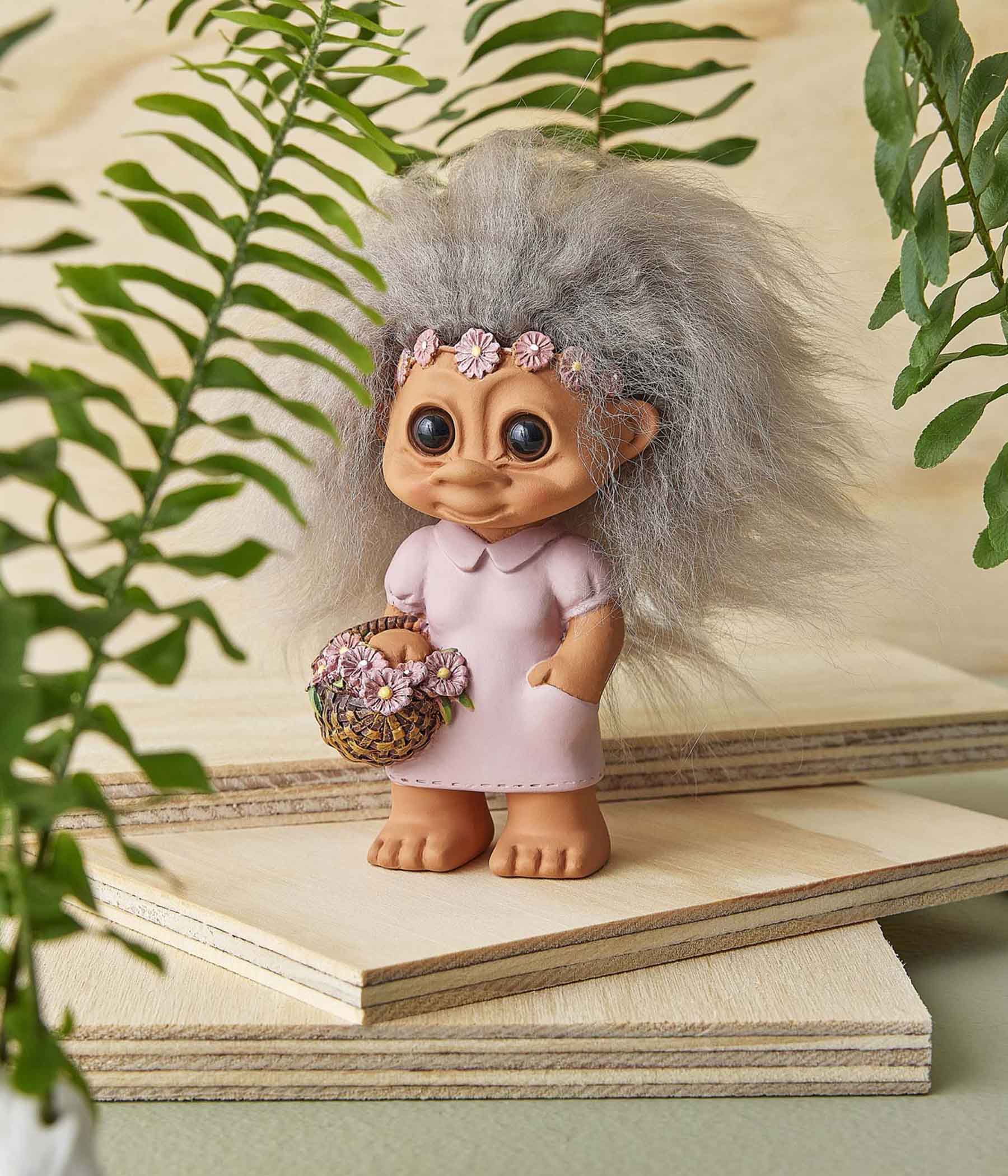 City summer Lucky Troll flower girl Heidisbutik