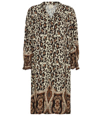 FRANSA XILLIE KJOLE I LEOPARD PRINT