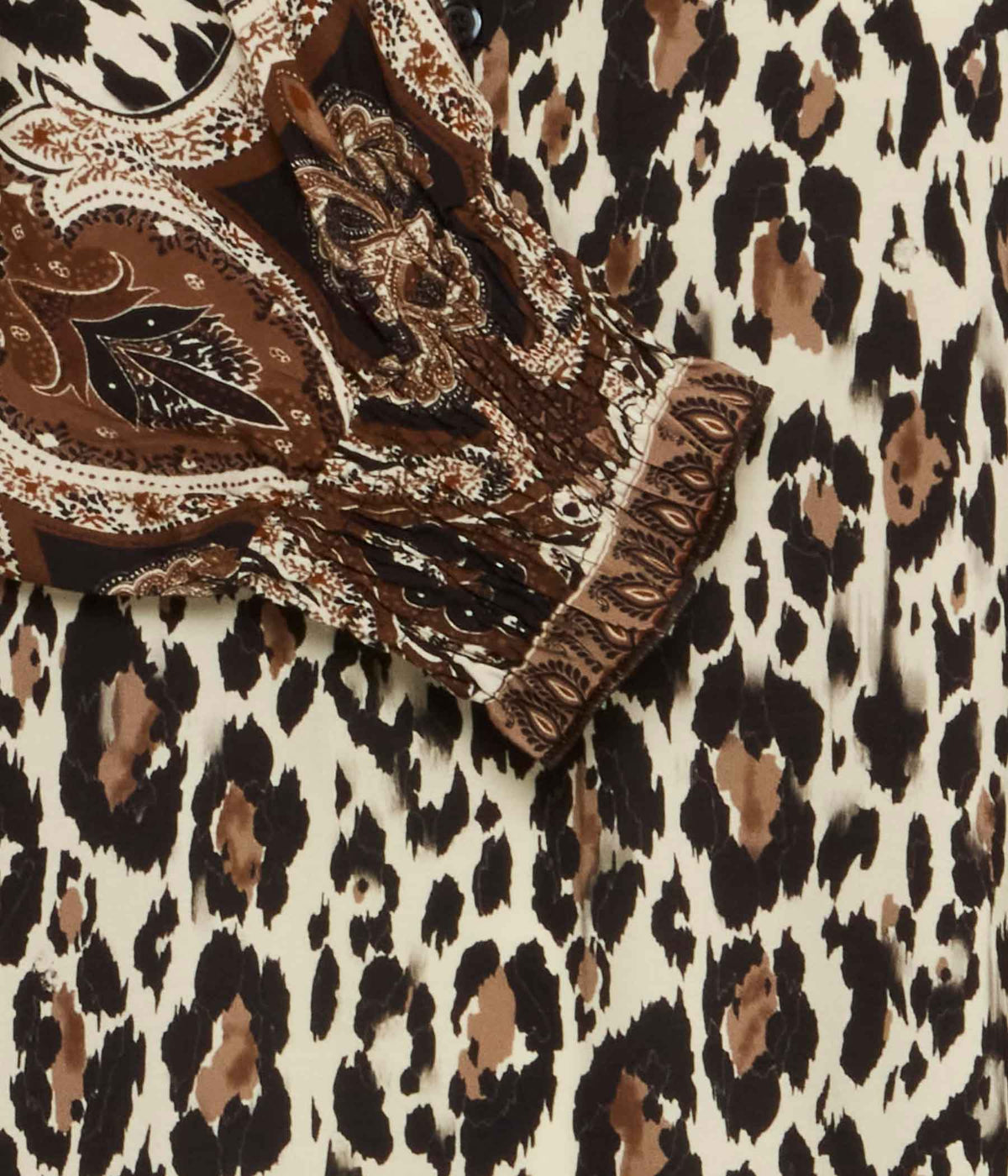 FRANSA XILLIE KJOLE I LEOPARD PRINT