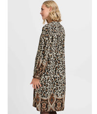 FRANSA XILLIE KJOLE I LEOPARD PRINT