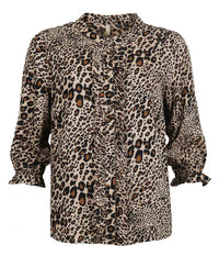 OFELIA HALLMA SHIRT LEO PRINT