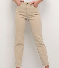 KAFFE ZELINA 7/8 JEANS  I FEATHER GRAY