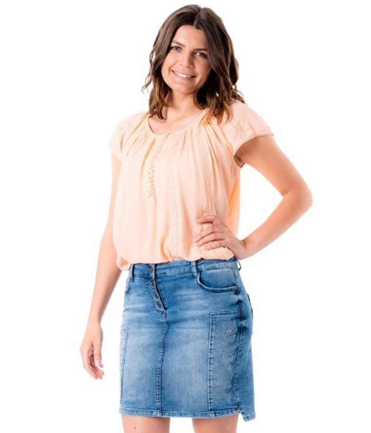 OFELIA ELENA JEANS NEDERDEL