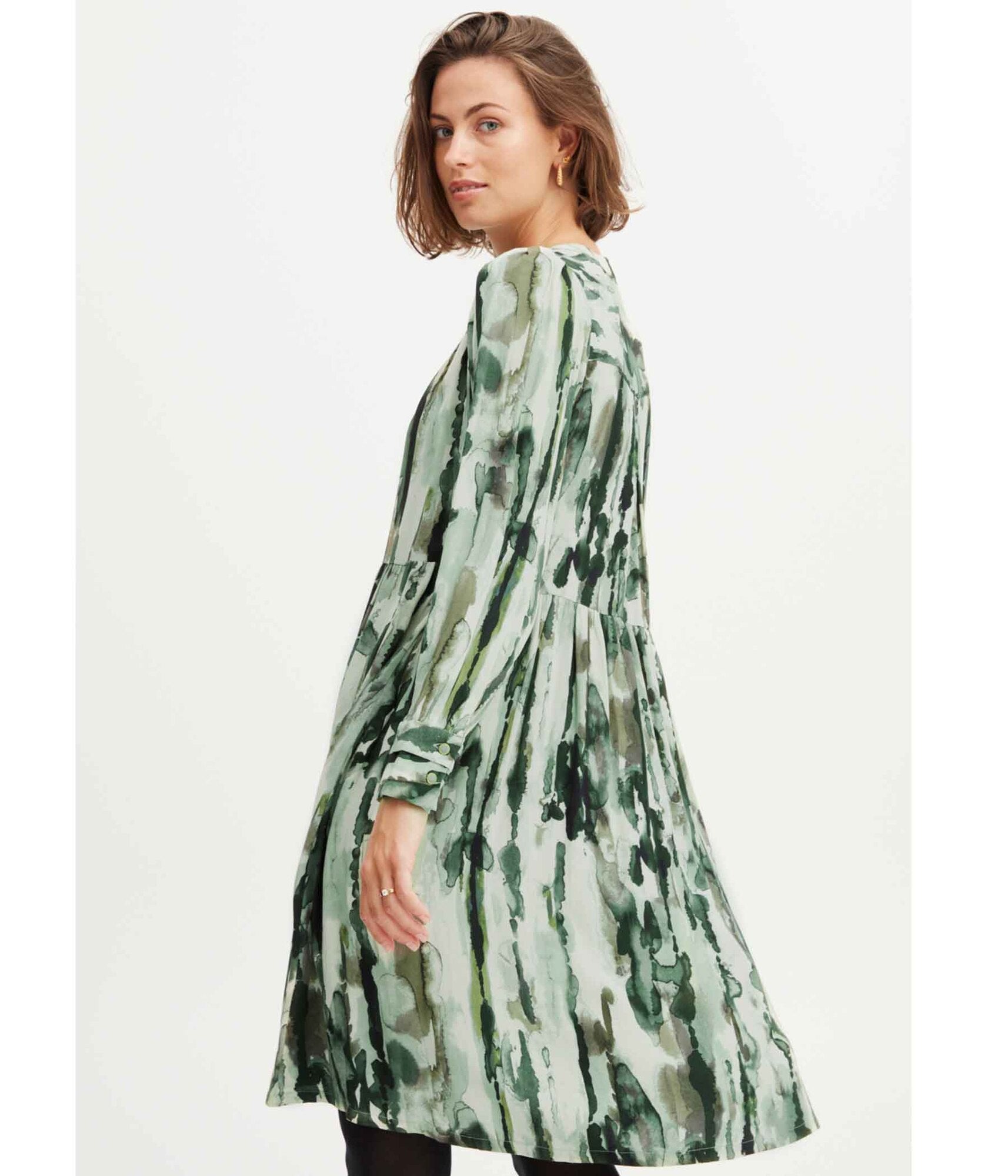 Dora Heidisbutik kjole grøn i Fransa – mix